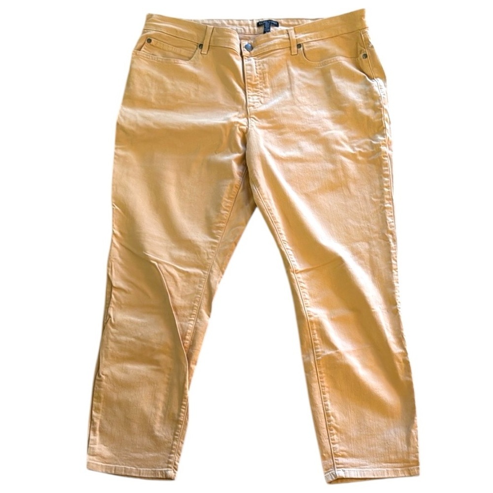 Eileen Fisher warm peach jeans‎
